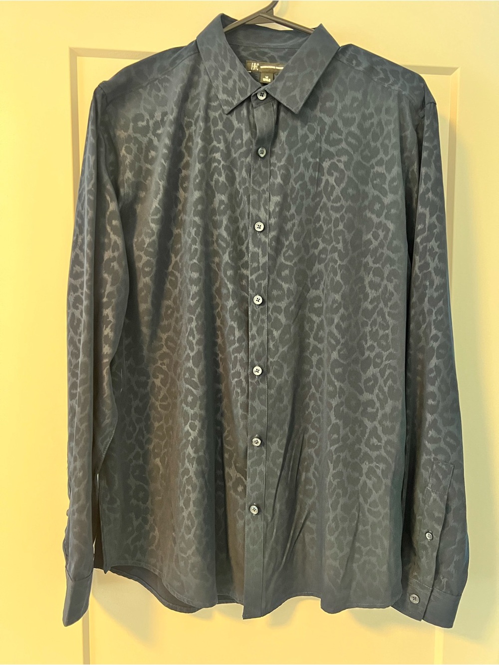 INC Leopard Print Dress Shirt
